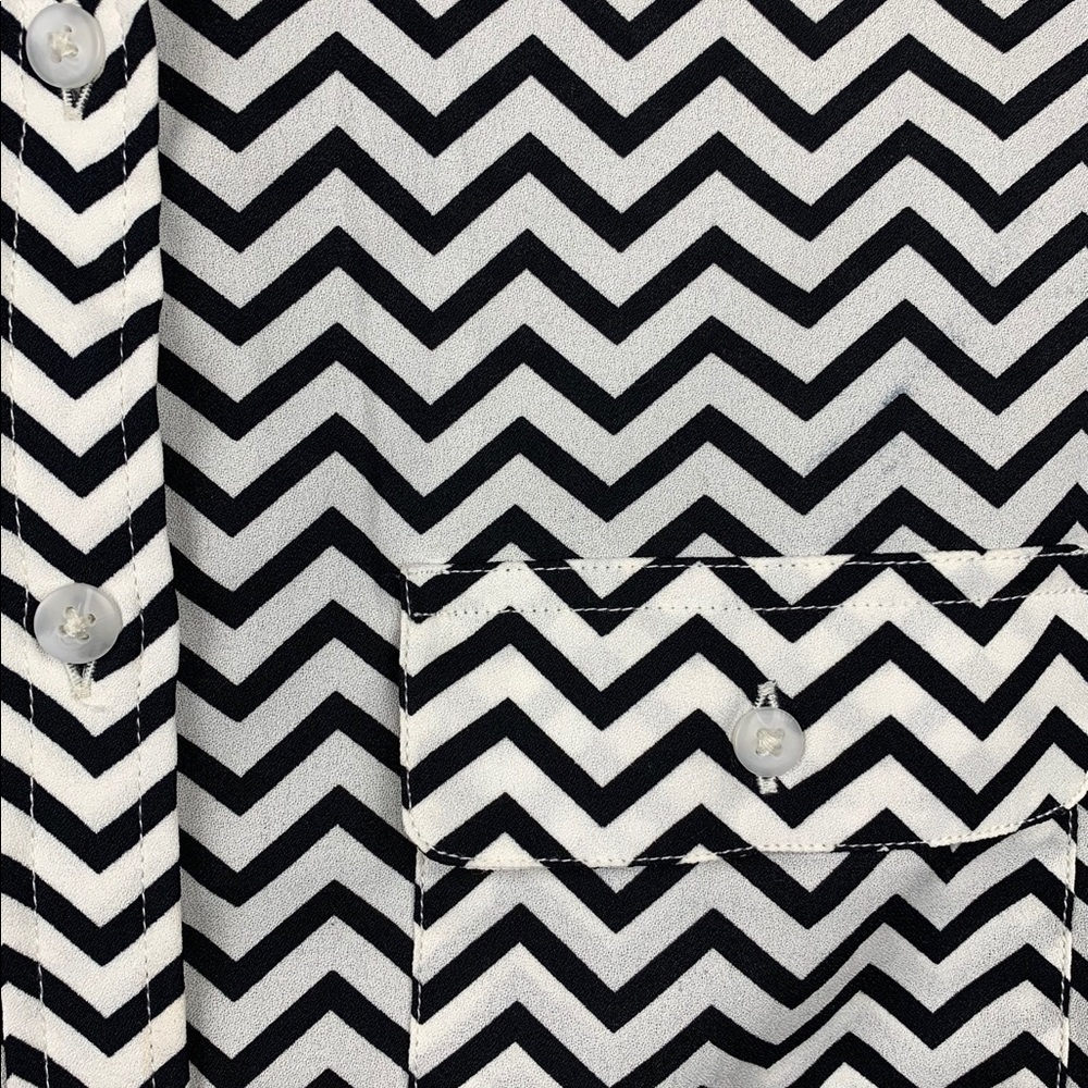 American Eagle Chevron Button Down Shirt - image 2